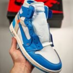 Off-White x Air Jordan 1 Retro High OG 'UNC' - Image 2