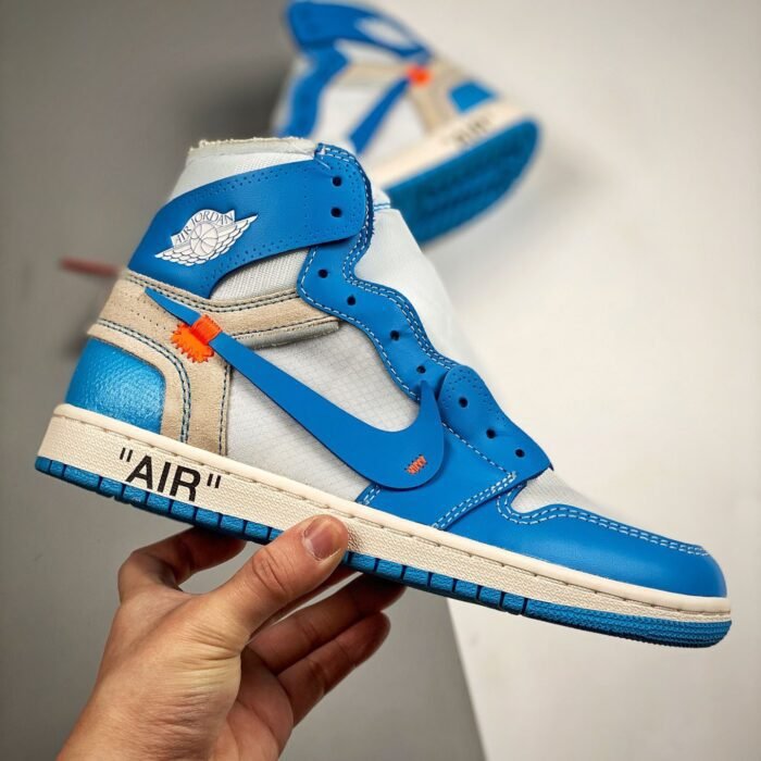 Off-White x Air Jordan 1 Retro High OG 'UNC' - Image 6