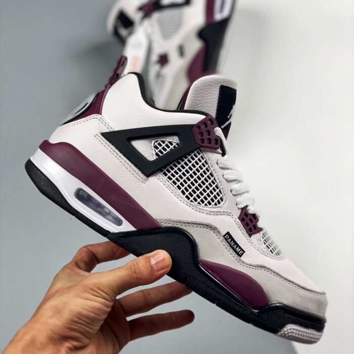 Paris Saint-Germain x Air Jordan 4 Retro 'Bordeaux' - Image 3