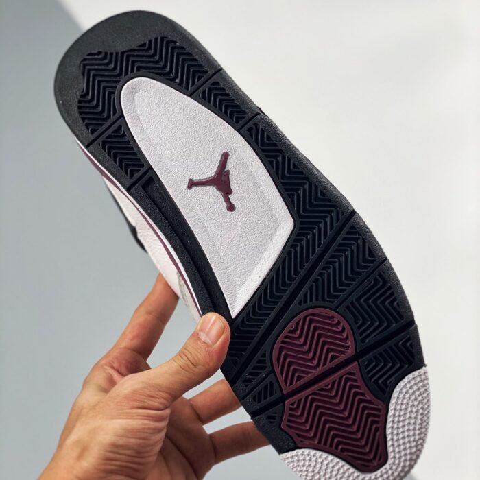 Paris Saint-Germain x Air Jordan 4 Retro 'Bordeaux' - Image 4