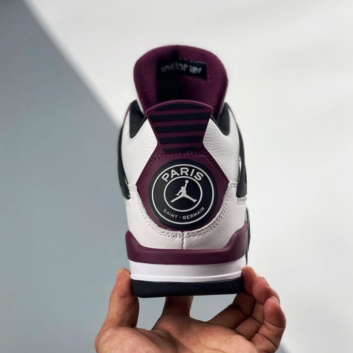 Paris Saint-Germain x Air Jordan 4 Retro 'Bordeaux' - Image 6