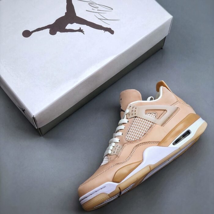 Off-White x Wmns Air Jordan 4 SP 'Sail' - Image 5