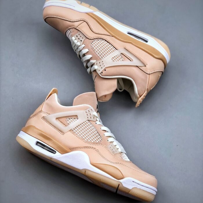 Off-White x Wmns Air Jordan 4 SP 'Sail' - Image 9