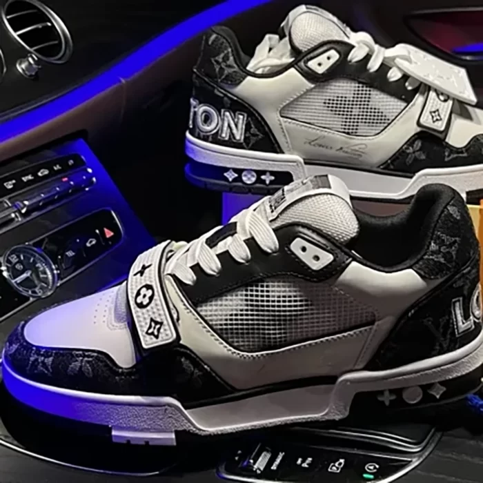 LV Trainer Velcro Strap Monogram 'Black' - Image 2