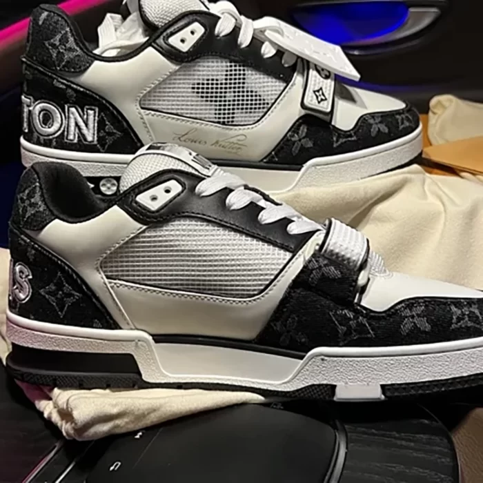 LV Trainer Velcro Strap Monogram 'Black' - Image 3