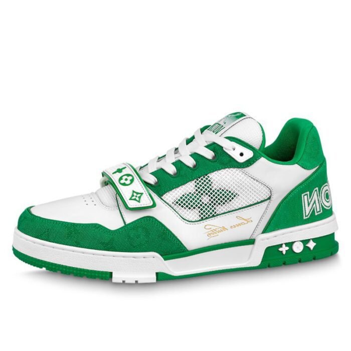LV Trainer Velcro Strap Monogram 'Green' - Image 1
