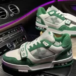 LV Trainer Velcro Strap Monogram 'Green' - Image 5