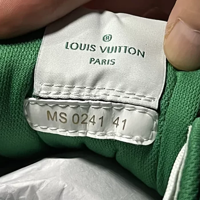 LV Trainer Velcro Strap Monogram 'Green' - Image 10