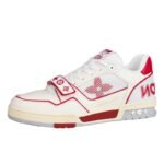 LV Trainer Velcro Strap Monogram 'Red White'
