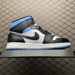 Wmns Air Jordan 1 Mid 'University Black White' - Image 3