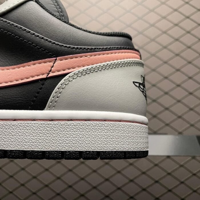 Air Jordan 1 Low 'Black Grey Pink' - Image 8