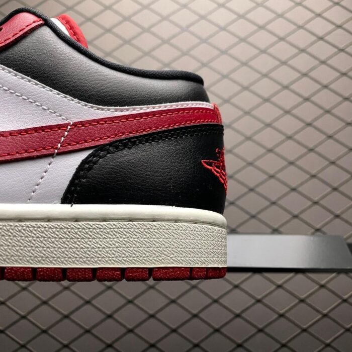 Wmns Air Jordan 1 Low 'White Gym Red' - Image 8