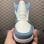 Wmns Air Jordan 1 Mid 'University Blue' - Image 6