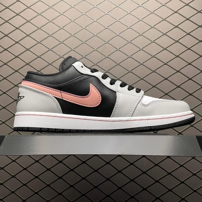 Air Jordan 1 Low 'Black Grey Pink' - Image 3