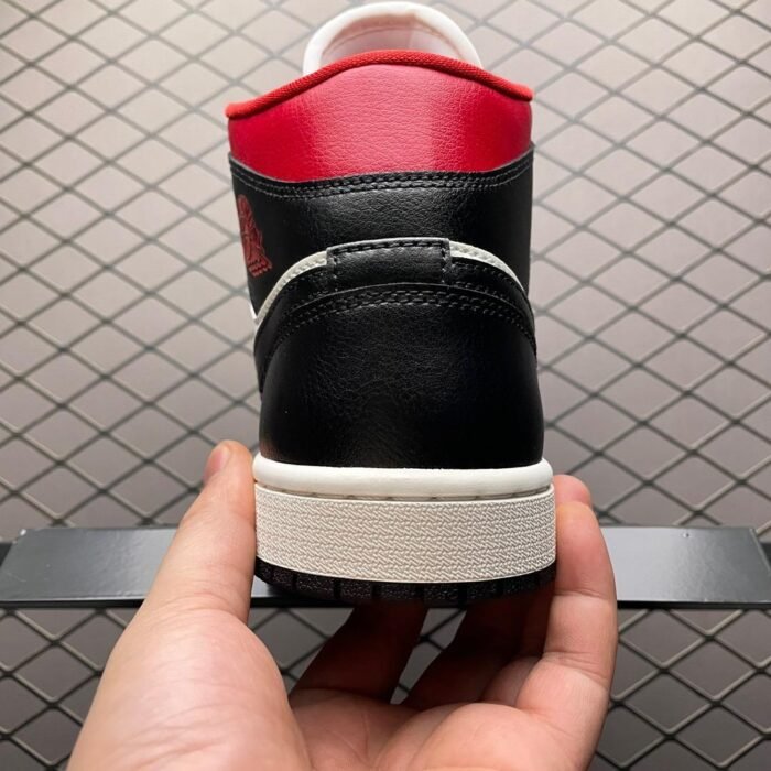 Wmns Air Jordan 1 Mid 'Gym Red Panda' - Image 7
