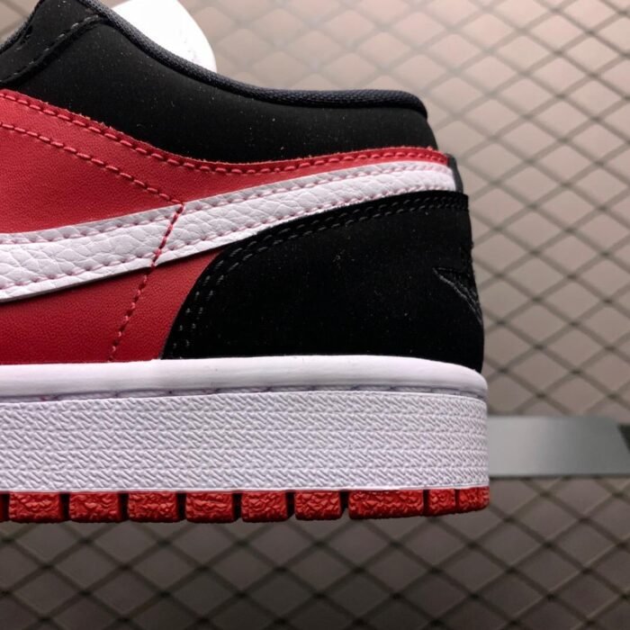 Wmns Air Jordan 1 Low 'Gym Red Black' - Image 8