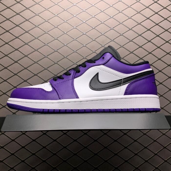 Air Jordan 1 Low 'Court Purple' - Image 2