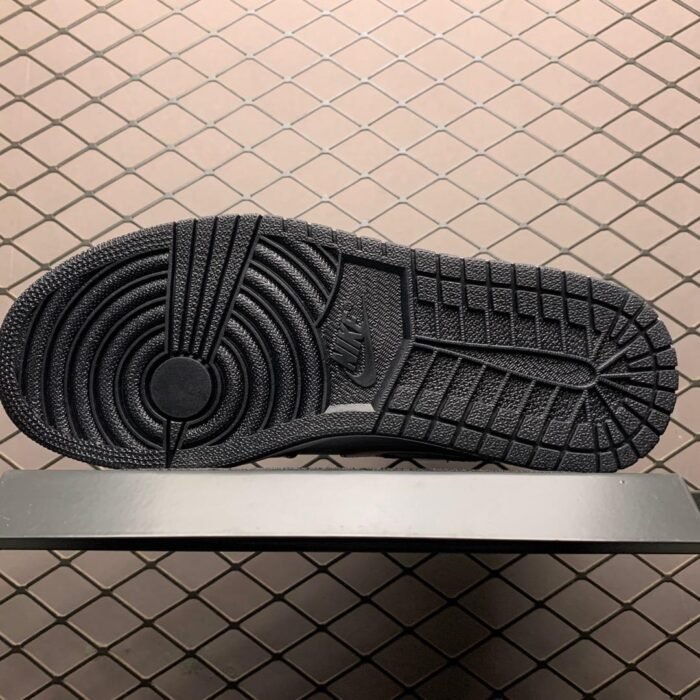 Air Jordan 1 Mid Patent 'Black Gold' - Image 8