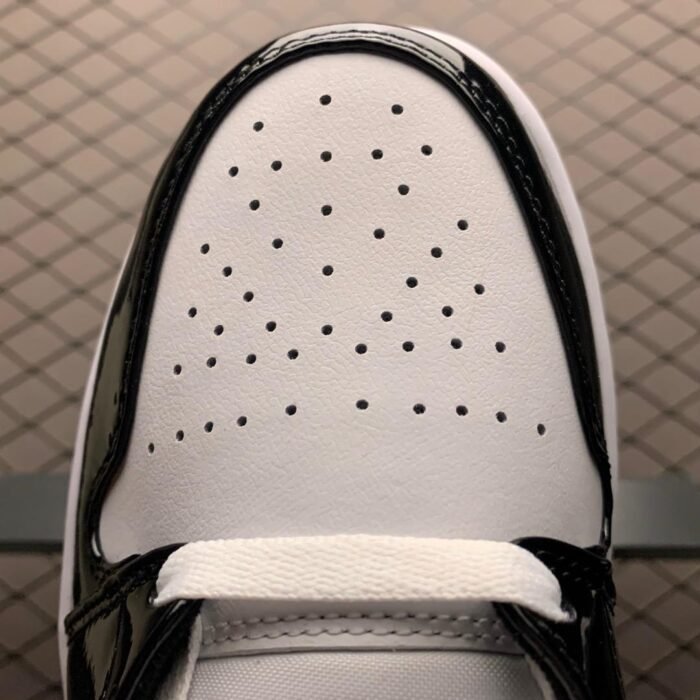 Air Jordan 1 Mid Patent 'Black Gold' - Image 9