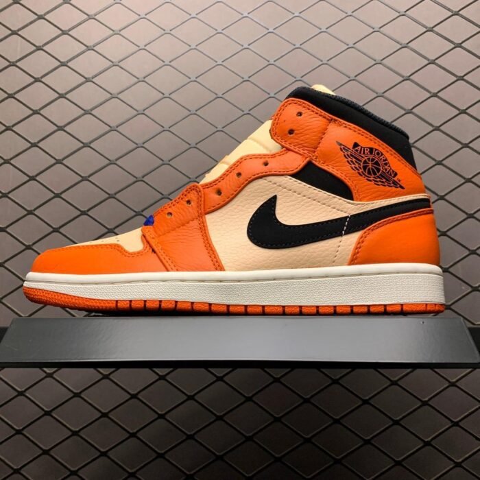 Air Jordan 1 Retro Mid SE 'Team Orange' - Image 2