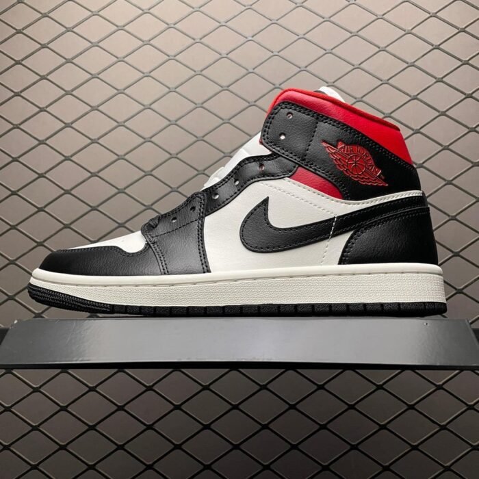 Wmns Air Jordan 1 Mid 'Gym Red Panda' - Image 2