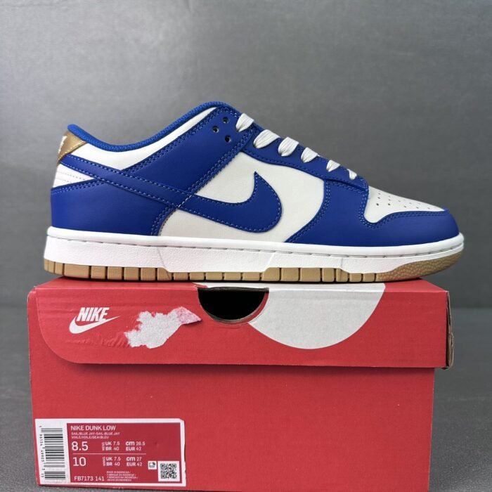 Nike Dunk Low 'Game Royal Metallic Gold' - Image 2