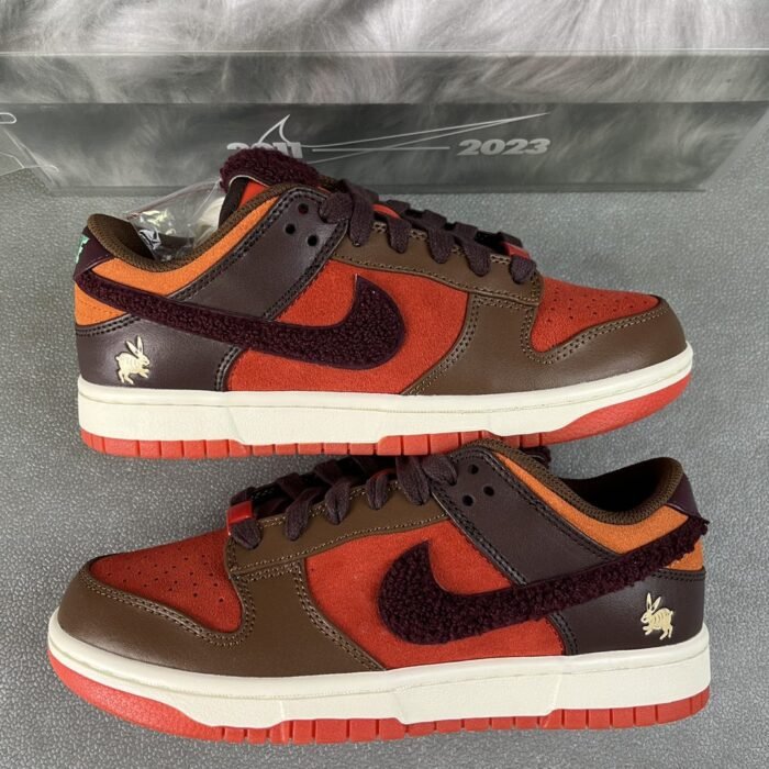 Nike Dunk Low 'Year of the Rabbit - Brown Orange' - Image 10