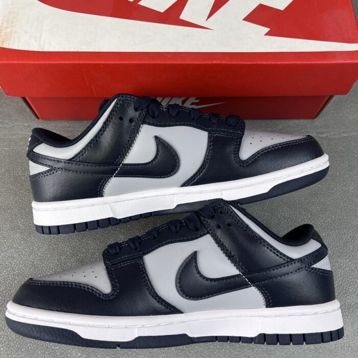 Nike Dunk Low Retro 'Wolf Grey - Dark Obsidian' - Image 9