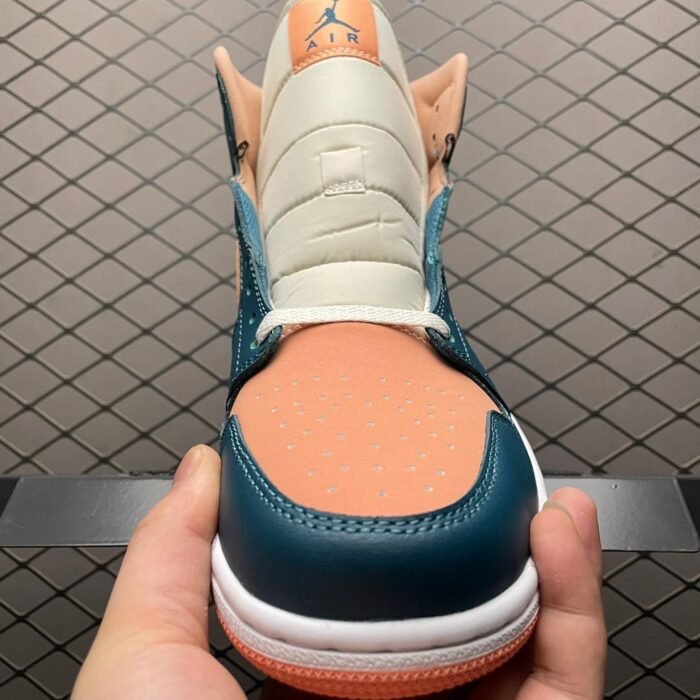 Wmns Air Jordan 1 Mid 'Dark Teal Green' - Image 6