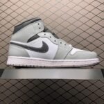 Air Jordan 1 Mid 'Light Smoke Grey' - Image 3