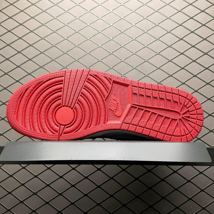 Air Jordan 1 Mid 'Black Gym Red' - Image 8