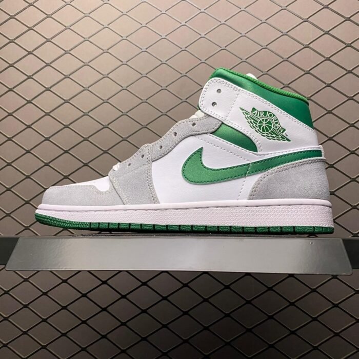 Air Jordan 1 Mid SE 'Grey Pine Green' - Image 2