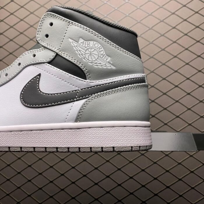 Air Jordan 1 Mid 'Light Smoke Grey' - Image 5