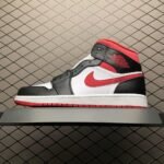 Air Jordan 1 Mid 'Black Gym Red' - Image 2