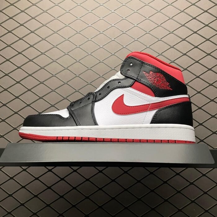 Air Jordan 1 Mid 'Black Gym Red' - Image 2
