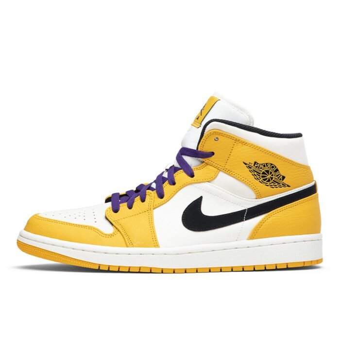 Air Jordan 1 Mid SE 'Lakers' - Image 1