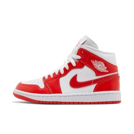 Wmns Air Jordan 1 Mid 'Habanero Red'