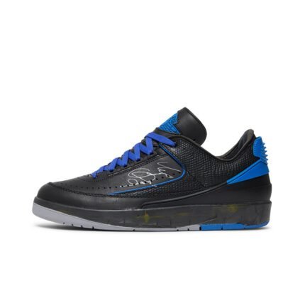 Off-White x Air Jordan 2 Retro Low SP 'Black Varsity Royal'