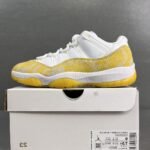 Wmns Air Jordan 11 Low 'Yellow Snakeskin' - Image 2