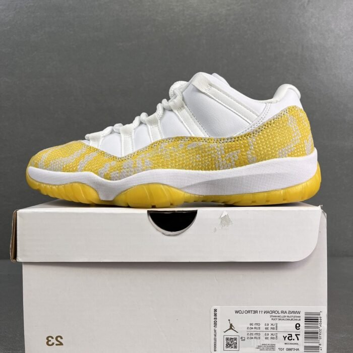 Wmns Air Jordan 11 Low 'Yellow Snakeskin' - Image 2