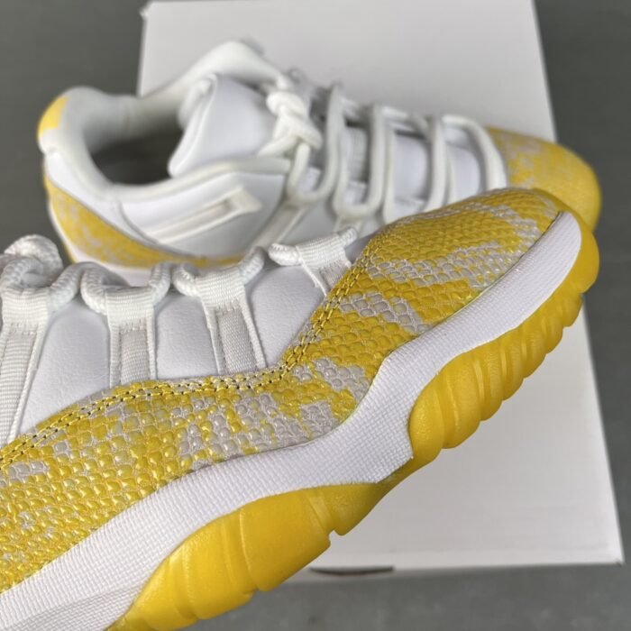 Wmns Air Jordan 11 Low 'Yellow Snakeskin' - Image 3
