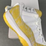 Wmns Air Jordan 11 Low 'Yellow Snakeskin' - Image 4