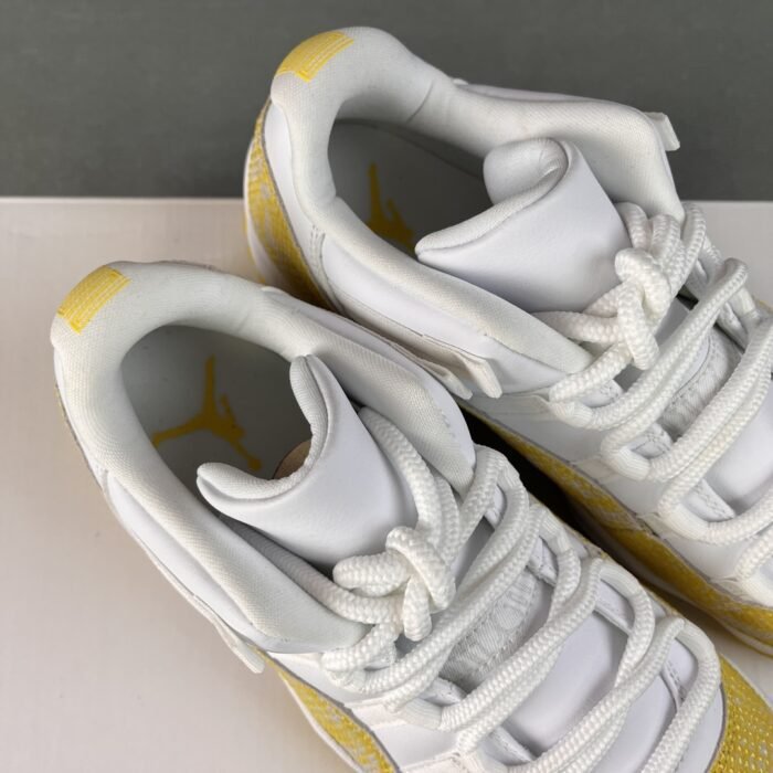 Wmns Air Jordan 11 Low 'Yellow Snakeskin' - Image 9
