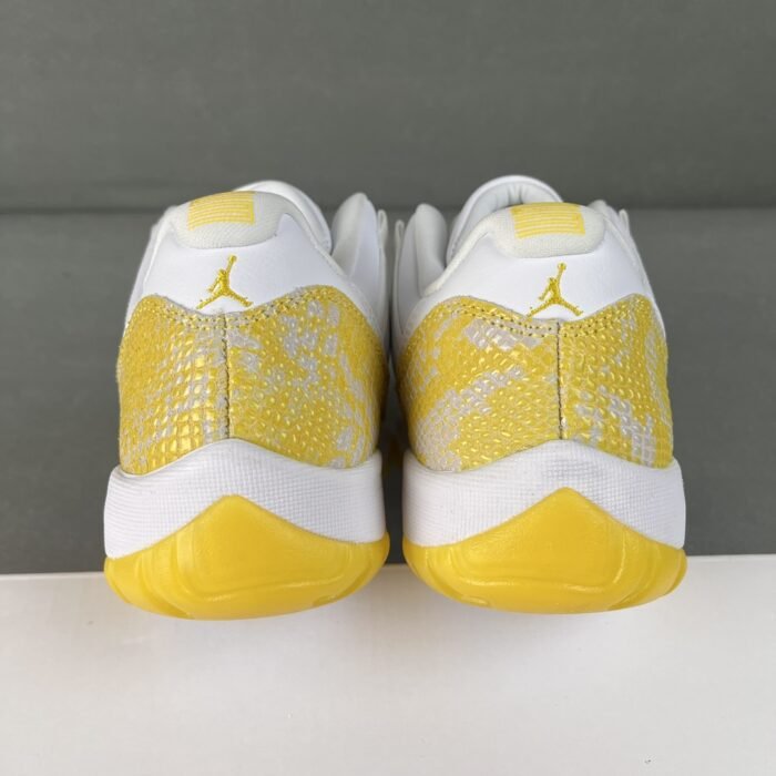 Wmns Air Jordan 11 Low 'Yellow Snakeskin' - Image 7