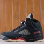 Supreme x Air Jordan 5 Retro 'Black' - Image 2
