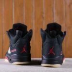 Supreme x Air Jordan 5 Retro 'Black' - Image 6