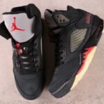 Supreme x Air Jordan 5 Retro 'Black' - Image 9