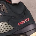 Supreme x Air Jordan 5 Retro 'Black' - Image 5