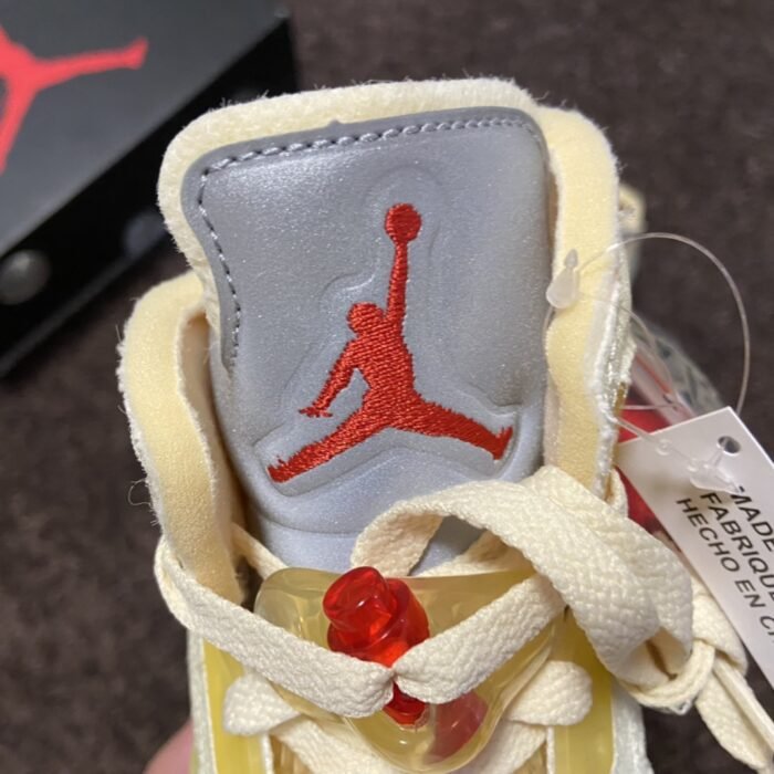 Off-White x Air Jordan 5 SP 'Sail' - Image 6