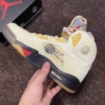 Off-White x Air Jordan 5 SP 'Sail' - Image 2
